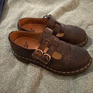 Dr. Martens Brown Leather Mary Jane